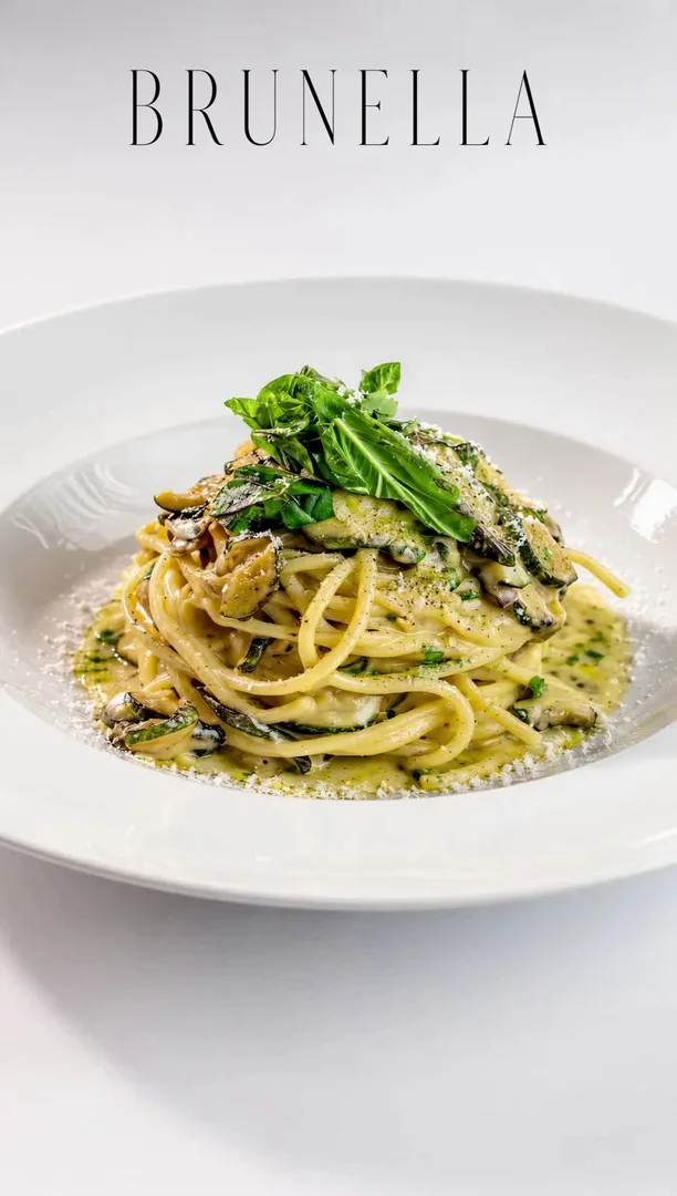 Brunella herb pasta — advertising orbit, E Leon Myers
